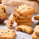 【卜珂】蔓越莓曲奇饼干100g*4袋(每袋约19个饼,独立包装,共76个)