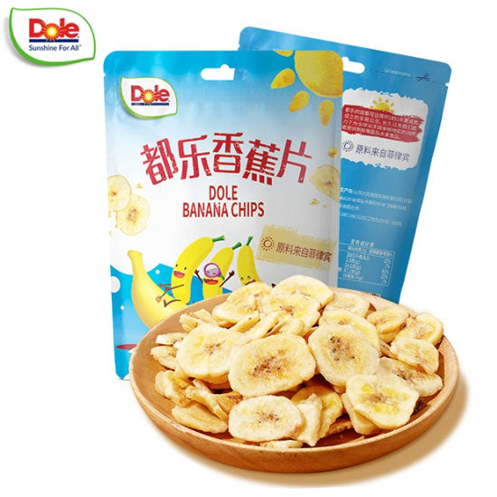 【都乐】香蕉片70g*5袋 源自菲律宾的沙巴香蕉 自然香甜 口口酥脆