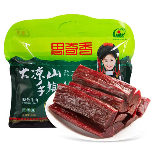 【思奇香】大凉山 手撕牛肉368g/袋(7层风干,约22根)彝族风情美食