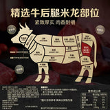 【百草味】手撕风干牛肉500g/袋(内含32根,独立小包) 3倍高蛋白 整根原切真牛肉