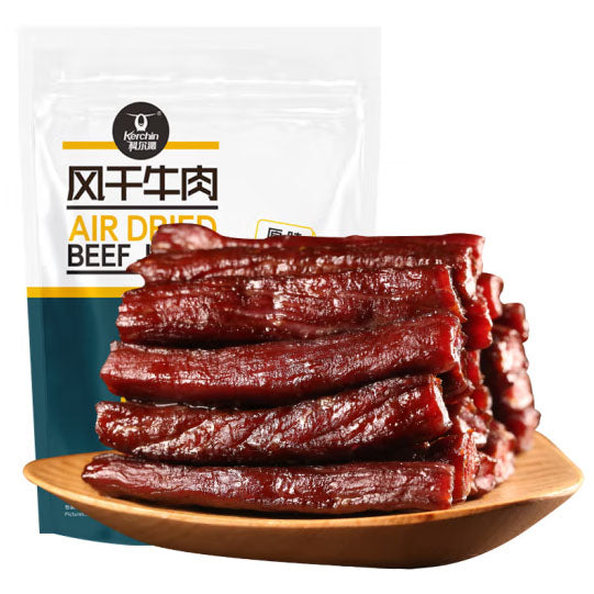 【科尔沁】5层干 风干牛肉500g/袋(内含约37根)口感偏软 原味/辣味/五香/孜然 4味可选