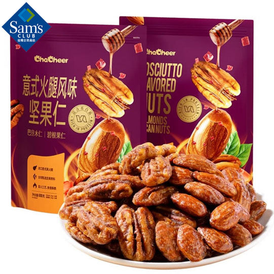 【洽洽】意式火腿风味 坚果仁600g/袋(内含巴旦木仁30g*10袋+碧根果仁30g*10袋)山姆会员超市出品