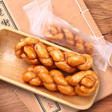 【老街口】红糖小麻花500g/袋(约56个,独立包装)浙江金华特产 传统手工制作