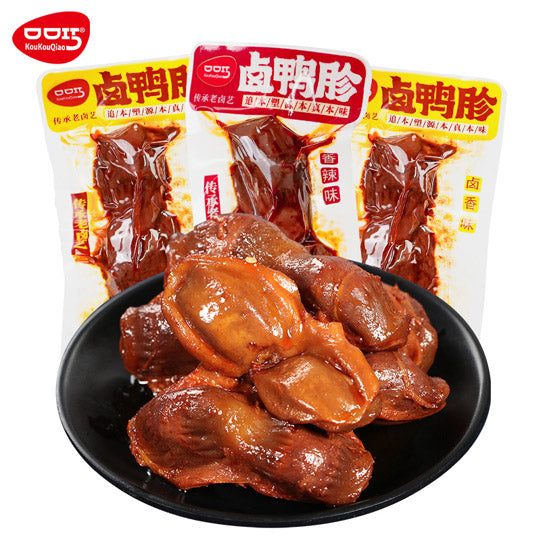 【口口巧】卤鸭胗300g/袋(内含10个,独立包装)整个鸭肫 办公时刻 休闲解馋