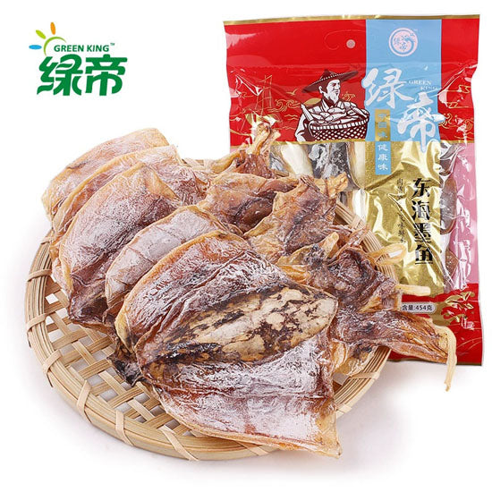 【绿帝】东海墨鱼干454g/袋 中国味 健康味