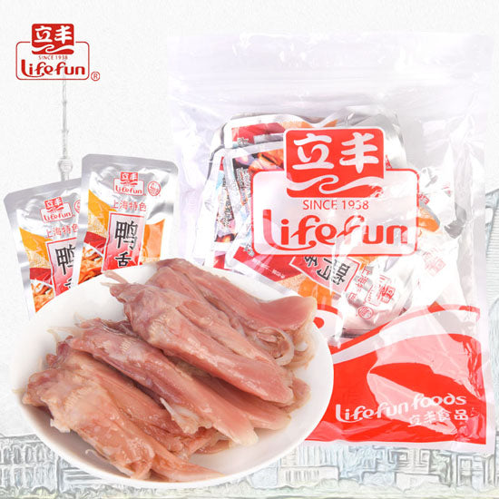 【立丰】原味鸭舌500g/袋(内含约35小包,每包是2根鸭舌)完整不掉须 始于1938年