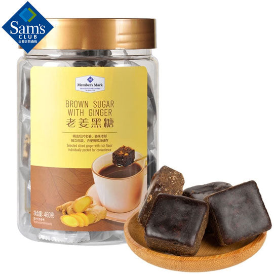 【Member's Mark】老姜黑糖460g/罐(约35小包,独立包装)送女友 调理气血