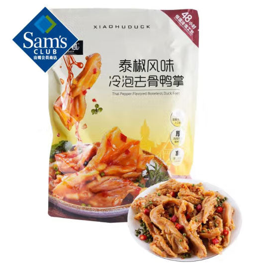【小胡鸭】泰椒风味 冷泡去骨鸭掌470g/袋(内含约20小包)山姆会员商店同款