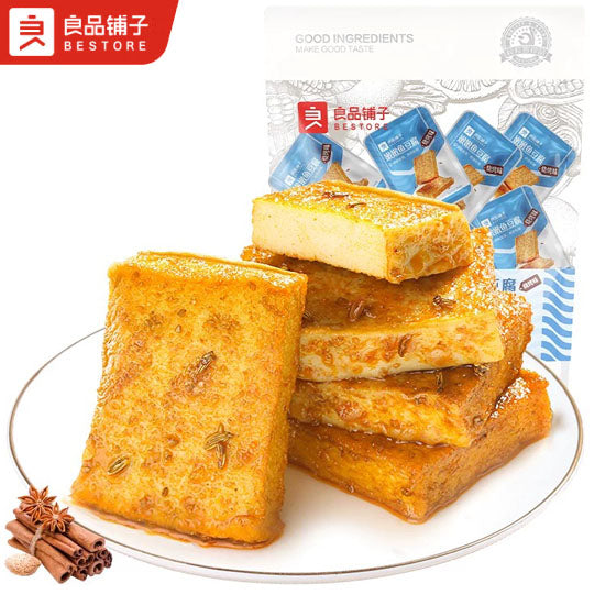 【良品铺子】嫩嫩鱼豆腐185g*2袋(每袋25小包,共50包)细腻爽滑 营养美味