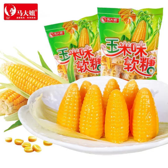 【马大姐】大金玉米软糖200g*2袋(每袋16颗,总共32颗)儿时的甜蜜回忆