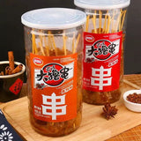 【余同乐】老式大撸串228g*3罐(每罐18串,共54串)香辣味/藤椒味/黑鸭味 小时候串串的味道