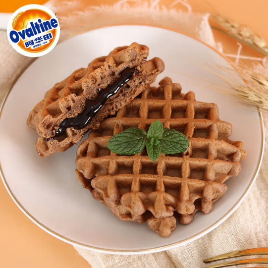 【阿华田】巧克力夹心华夫饼340g/袋(9枚装)你的能量满格餐