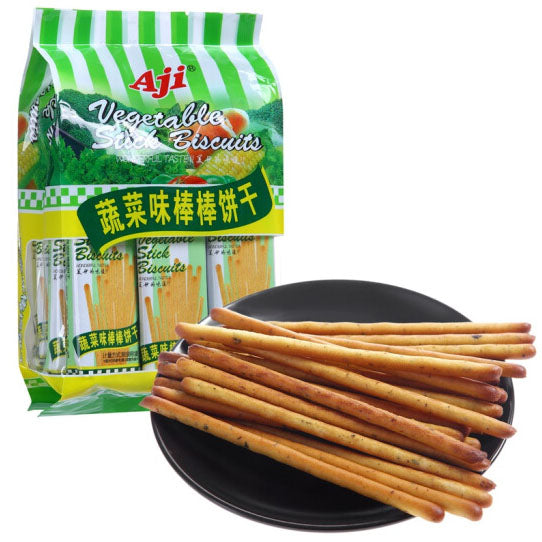 【AJI】棒棒饼干192g*2袋 蔬菜味/牛奶味/番茄味 3种口味可选