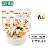 【薄荷健康】冻干速食粥38g*6杯 广式艇仔粥/山药排骨粥/虫草花鸡煌粥等5口味可选