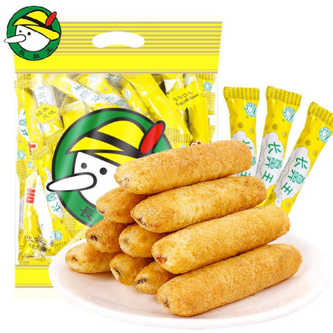 【长鼻王】蛋黄夹心卷420g*2袋(每袋约45根,共90根)老品牌 始于1993年