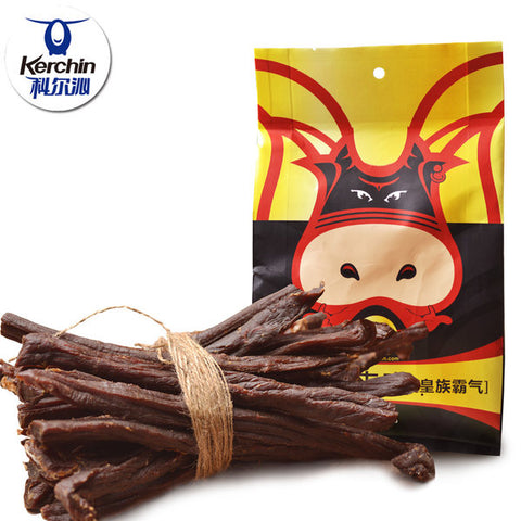 【科尔沁】超干手撕牛肉干原味175g/袋(8层干,17根,每根都独立包装)内蒙古特产