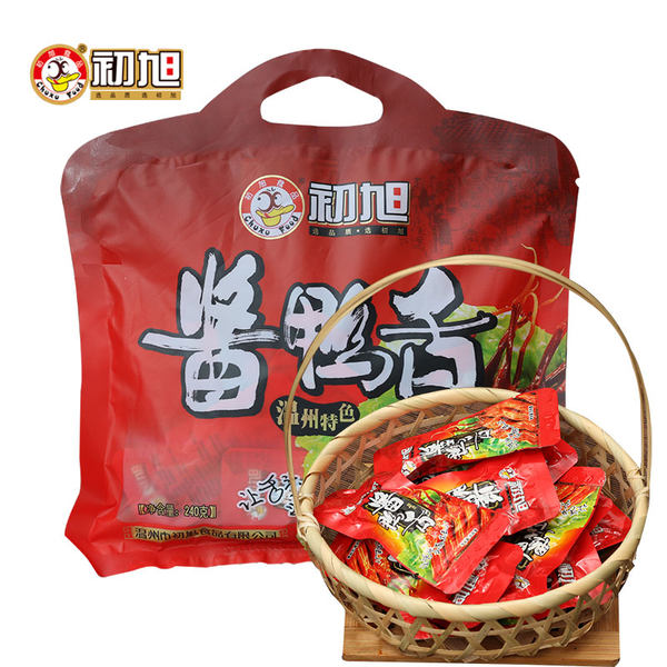 【初旭】原味 酱鸭舌240g/袋(内含约20小包)酱香入味 温州味道