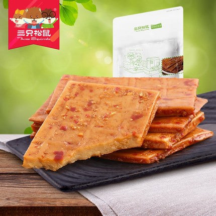 【三只松鼠】逗逗逗豆干250g/袋 会弹的爽滑豆腐干