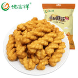 【德富祥】脆酥小麻花252g*2袋(每袋约40个,总共80个)西安老字号 咸酥味/麻辣味 2种口味可选