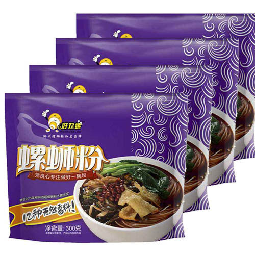 【好欢螺】柳州螺蛳粉300g*4袋 英国包邮!