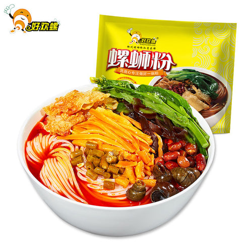 【好欢螺】柳州螺蛳粉400g/袋 大份量 料十足 碗小?请换盆!