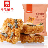 【良品铺子】海鲜风味锅巴75g*4袋 海苔虾米糯米锅巴