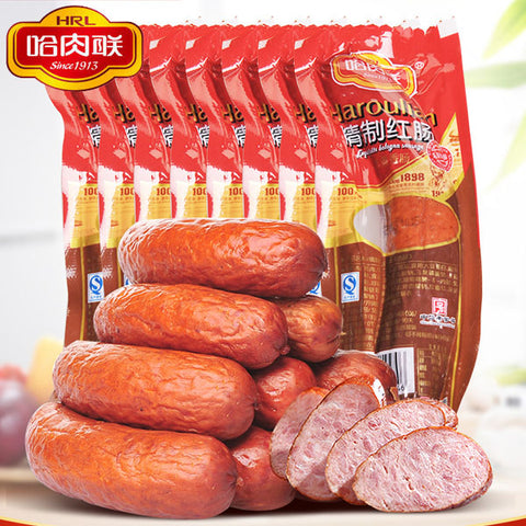 【哈肉联】精制红肠125g*8支 哈尔滨老字号 东北特产香肠