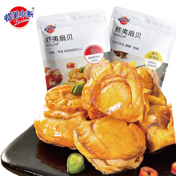 【蜡笔小新】蒜蓉味 虾夷扇贝60g*3袋 香港上市企业(HK01262)出品