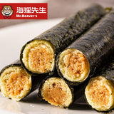 【海狸先生】榴莲味夹心海苔卷400g/桶 Big分享桶 一口一卷