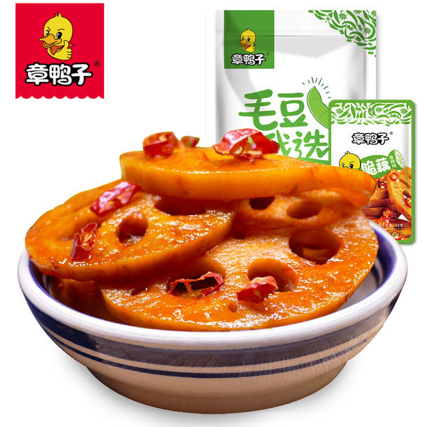 【章鸭子】香辣脆藕400g/袋(内含约20小袋)散装  独立小包装 麻辣卤莲藕