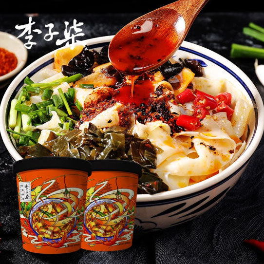 【李子柒】红油面皮135g*2桶 传统派 宽面皮 四川味