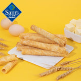 【Members Mark】黄油鸡蛋卷608g/铁盒 金黄圆筒 酥脆可口