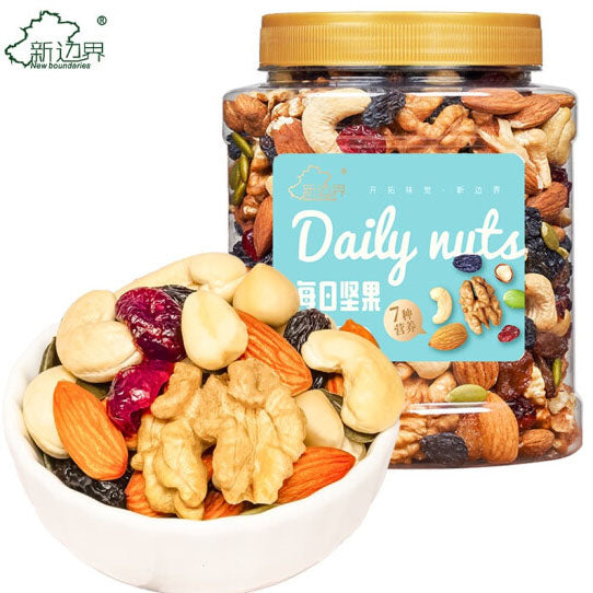 【新边界】每日坚果400g/罐 综合果仁 罐装核桃仁腰果仁巴旦木