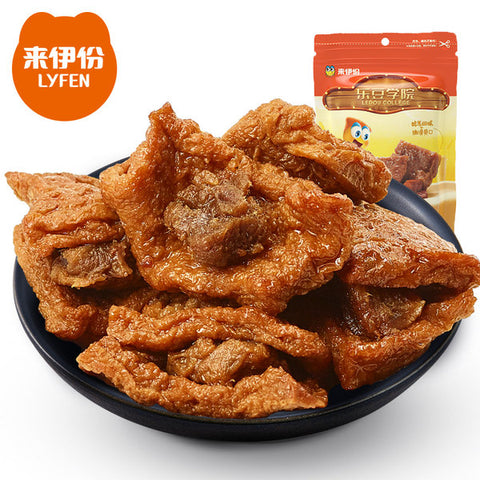 【来伊份】牛肉豆脯125g*3袋 豆干夹牛肉 鲜香有嚼劲