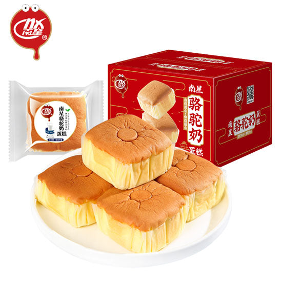 【南星】骆驼奶蛋糕380g/袋(6枚装)柔软细腻 营养健康