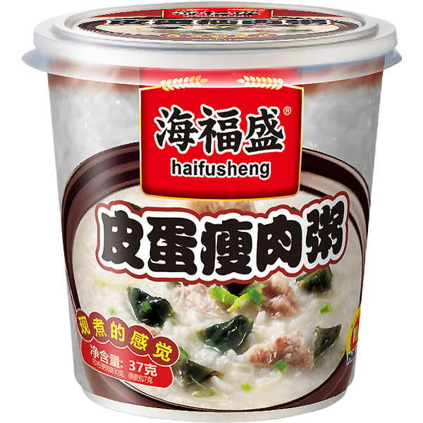 【海福盛】皮蛋瘦肉粥37g*4杯 冻干科技 开水冲泡 宛如现煮