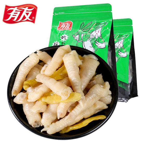 【有友】泡椒凤爪268g/袋 独立小包装 A股上市零食品牌