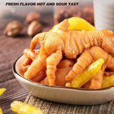 【三只松鼠】泡椒味 去骨凤爪110g*2袋 酸辣无骨鸡爪