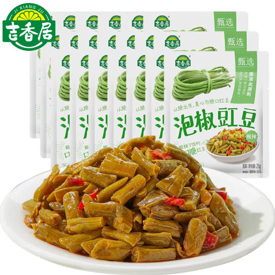 【吉香居】泡椒豇豆450/袋(25g*18包)酸豆角 独特的味道 唤醒迷失的回忆
