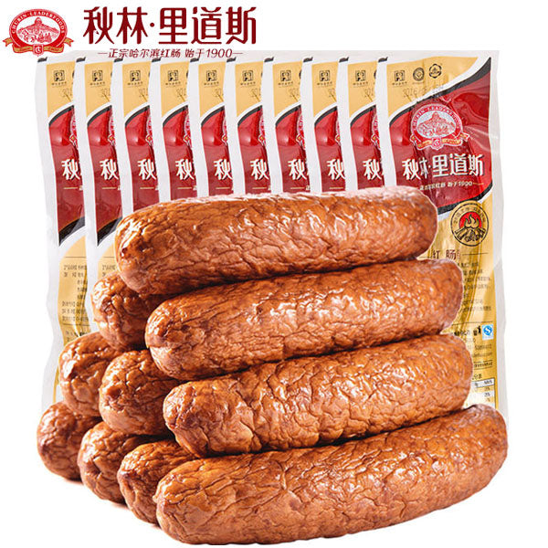 【秋林·里道斯】哈尔滨红肠110g*10支  创始于1900年 百年老字号品牌