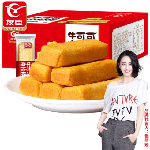 【友臣】肉松棒1000g/箱(约30根)佟丽娅推荐 原厂原箱发货