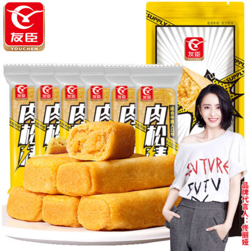 【友臣】肉松棒192g*2袋(总共32g*12根)口感松软 大人小孩儿都爱吃