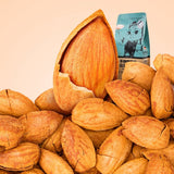 【三只松鼠】手剥巴旦木185g*2袋 壳薄易剥 香酥清脆