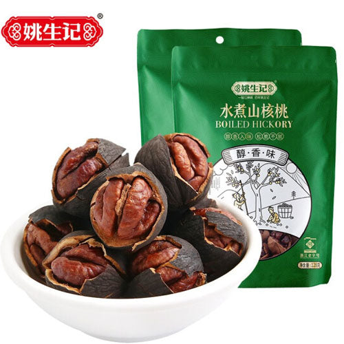 【姚生记】水煮山核桃128g*2袋 熟制山核桃(仁)行业标准执笔单位出品