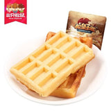 【三只松鼠】小贱华夫饼248g/袋 内含约9个奶香华夫饼 醇香绵软