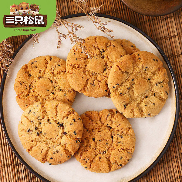 【三只松鼠】桃酥200g*2袋 清甜酥饼 烘焙早点