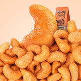 【三只松鼠】炭烧腰果185g*2袋 个大饱满 清爽酥脆