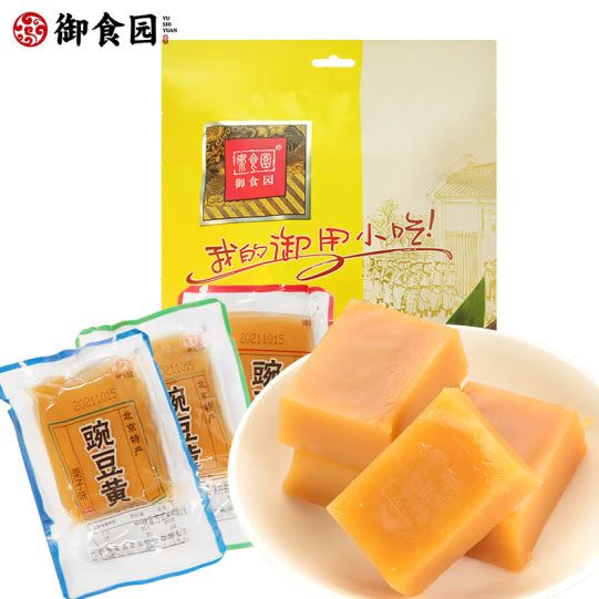 【御食园】豌豆黄470g/袋(内含约9块)北京传统小吃 菊花/莲子/绿豆/板栗等口味混装
