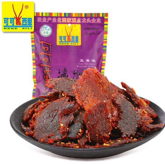 【可可西里】五香味 藏牦牛肉干210g/袋 高蛋白质 雪域高原特产