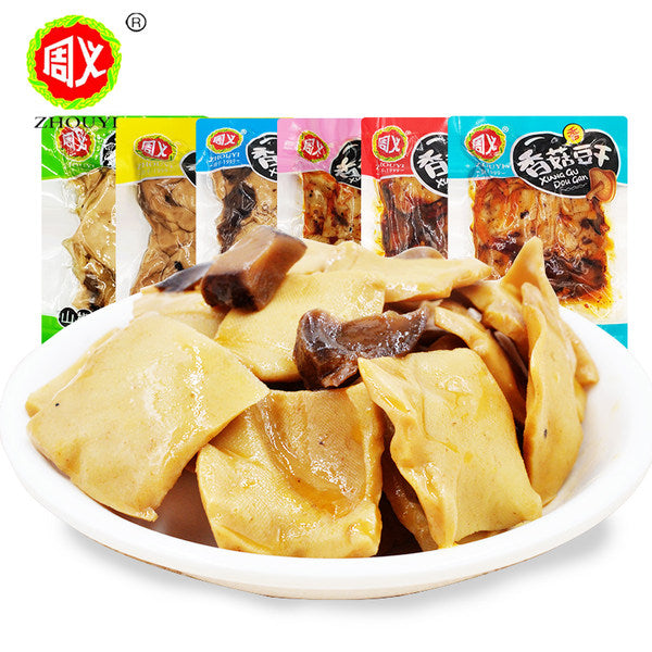 【周义】香菇豆干500g/袋(内含约15小袋)散装称重 6种口味可选